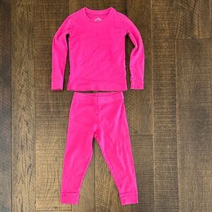Primary Girl’s Pink Organic Cotton Pajama Set